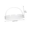 PRETYZOOM 3-Piece Clear Acrylic Hat and Wig Stands view 3