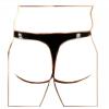 Men's Latex Briefs Thong - Transparent Black - S view 2