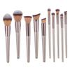 Beatifufu 10-Piece Makeup Brush Set with Nylon Bristles for Contouring and Shading view 1