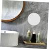HAKIDZEL Round Magnifying Mirror, 150 mm, 20 Pieces, Plastic Glass, White view 3