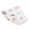 Abaodam 3-Piece Cotton Washcloths, Soft Absorbent Burp Cloths, Cartoon Design view 3