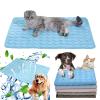 Self-Cooling Pet Mat with Cooling Gel, Blue, L view 1