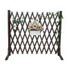 Wooden Garden Fence, Retractable Privacy Screen and Pet Fence, H80 × L160 cm view 1