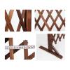 Wooden Garden Fence, Retractable Privacy Screen and Pet Fence, H80 × L160 cm view 2