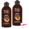 Garnier Ambre Solaire Ideal Bronze Tanning Oil, 200 ml | with Coconut Oil for a Quick Summer Tan | Natural, Even Tan + Zama4Zingo Card (2-Pack) view 1
