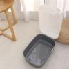 Covered Cat Litter Box, Removable, Easy to Clean, Portable, Pink view 4