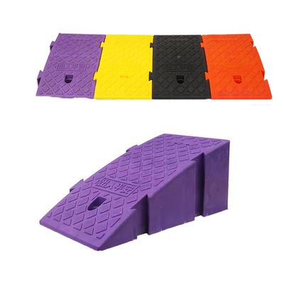 DHNDSDP H-16/20 cm Plastic Ramp, Anti-Slip Threshold Ramp, Red, 20 cm