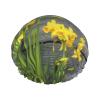 Bouquet of Daffodils Shower Cap with Elastic Band, Waterproof, Double-Layer, Reusable, Ear Protection for Men and Women view 1