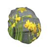 Bouquet of Daffodils Shower Cap with Elastic Band, Waterproof, Double-Layer, Reusable, Ear Protection for Men and Women view 2