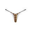 Women's Low-Rise Double-Layer Open Thong Bikini Briefs view 2