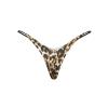 Women's Low-Rise Double-Layer Open Thong Bikini Briefs view 3