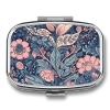 Weekly Pill Organizer for Women - Pink Floral view 1