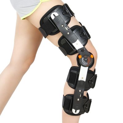 XDAWQP Hinged Knee Brace, Patella Orthosis, Adjustable Knee Support