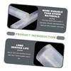 50 Empty Lipstick Tubes, PP, Portable, Transparent view 3
