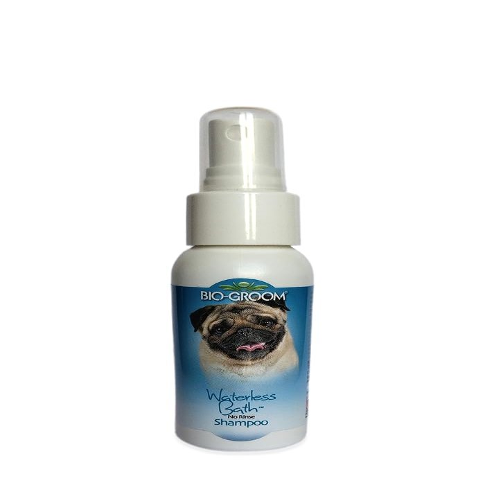 Bio-Groom Waterless Bath No-Rinse Dog Shampoo, Tear-Free, pH-Neutral, Mild, 59 mL