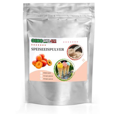 Gino Gelati Yogurt Apricot Ice Cream Powder 10 kg, Various Flavors, for Ice Cream Machines, Make Ice Cream at Home, Made in Germany, Quick and Easy Preparation