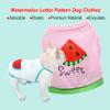 Budiniao Summer Vest for Dogs - Watermelon Letter Hoodie, Pink Green, XS view 3