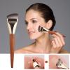 Flat Foundation, Highlighter & Concealer Brush with Wooden Handle view 3