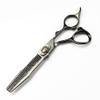 6-Inch Professional Black Damascus Steel Tiger-Head Haircutting Scissors view 4