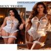 ohyeahlady Open-Crotch Lace Bodysuit for Women, Plus Size view 4