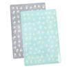HAPINARY 2-Piece Non-Slip, Water-Resistant Pet Feeding Mats, PP/EVA, Random Color view 1