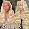 Blonde Human Hair Wig, 20 Inches view 1