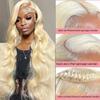 Blonde Human Hair Wig, 20 Inches view 2