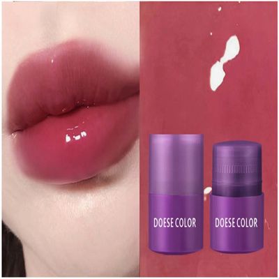 Honey Bee Lip Butter, Hydrating Overnight Lip Balm & Mask, Clear Natural Gloss Lipstick, Gentle Exfoliation, Daily Use (5#)