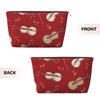 Music Violin Red Note Toiletry & Makeup Bag view 2