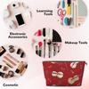 Music Violin Red Note Toiletry & Makeup Bag view 3