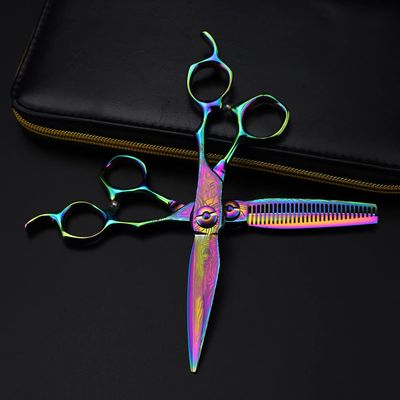 6-Inch Professional Premium Damascus Hair Cutting and Thinning Scissors