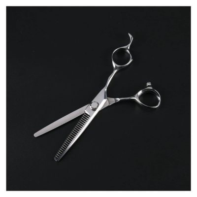 Professional Pet Hair Scissors with Razor Edge, Flat and Texturizing Shears, 15% Thinning