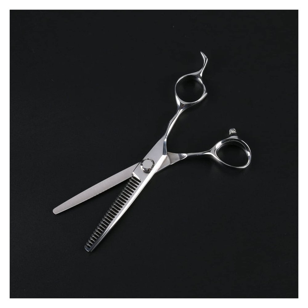 Professional Pet Hair Scissors with Razor Edge, Flat and Texturizing Shears, 15% Thinning