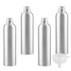 LusDoly 4-Pack 250 ml Silver Aluminum Bottles with Screw Caps view 1