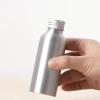 LusDoly 4-Pack 250 ml Silver Aluminum Bottles with Screw Caps view 3