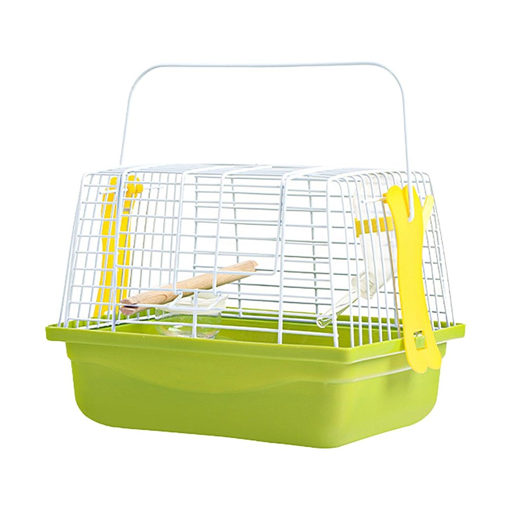 Bird Carrier Cage, Wire Travel Carrier for Budgies, Cockatiels and Medium-Sized Parrots