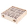 Qcwwy Hamster Maze, Interactive Wooden Pet Toy with Acrylic Glass for Small Pets view 1
