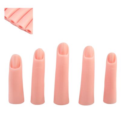 QIANQJL Silicone Practice Fingers with Magnets for Acrylic Nails