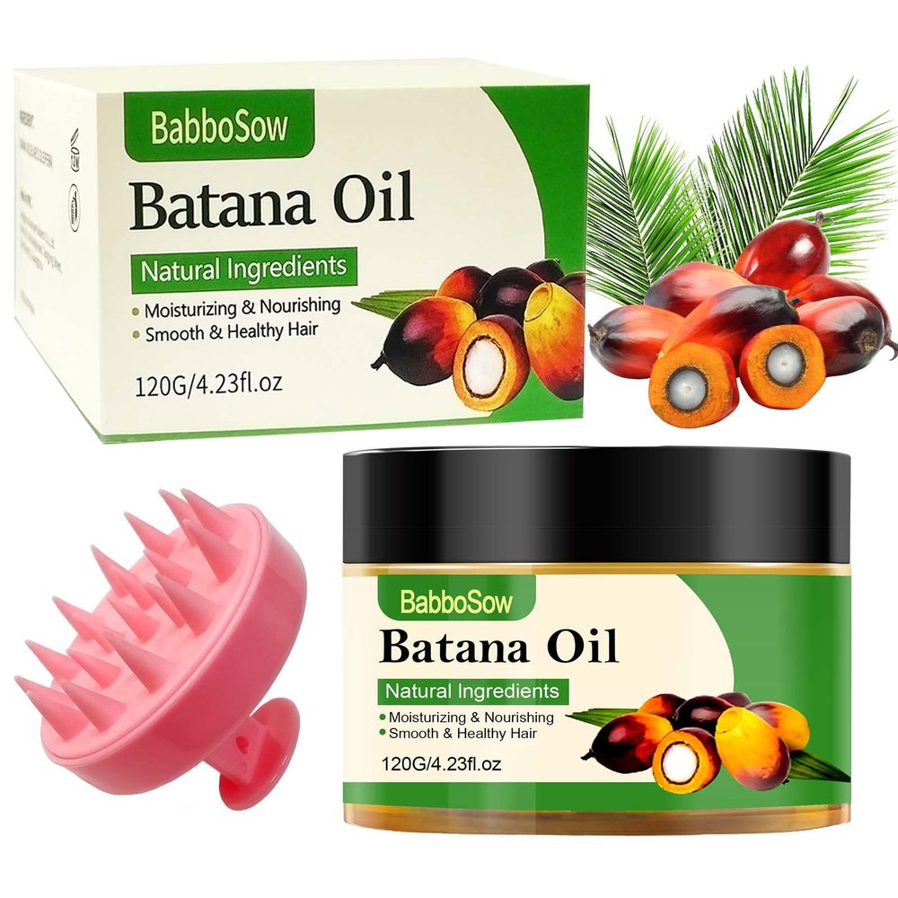 Batana Hair Oil, Pure Organic Batana Oil from Honduras, Vegan Natural Hair Growth Oil