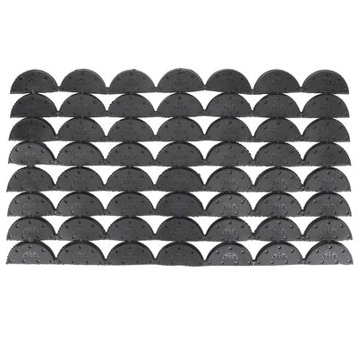 Wear-Resistant Rubber Heel Repair Pads, 56-Piece Set