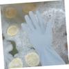 HONMEET 4 Pairs Long Dishwashing Gloves with Cuffs, Reusable and Durable, Size S view 2