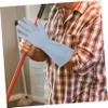 HONMEET 4 Pairs Long Dishwashing Gloves with Cuffs, Reusable and Durable, Size S view 4