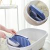 Large Cat Litter Box with High Back, Open Top, and Scoop, Portable, Purple, 44 × 61 × 22 cm view 4