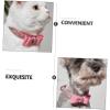 Pink Rhinestone Microfiber Dog Collar view 3