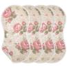 KLL Muslin Burp Cloths for Baby Girls, 4-Piece Set view 1