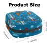 Zippered Menstrual Product Storage Pouch, Merry Christmas-1864 view 3