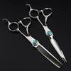 CAFIEDR 6-Inch Hair Cutting Scissors, Professional JP440C Steel, Turquoise view 2