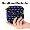 Dinosaur-183 First Period Kit for Girls, Menstrual Pouch Organizer with Zipper view 2