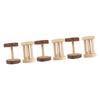 Kisangel 3-Piece Wooden Hamster Chew Toy Set view 1