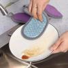 6-Piece Double-Sided Dish Sponge Magic Wipe, Blue view 4